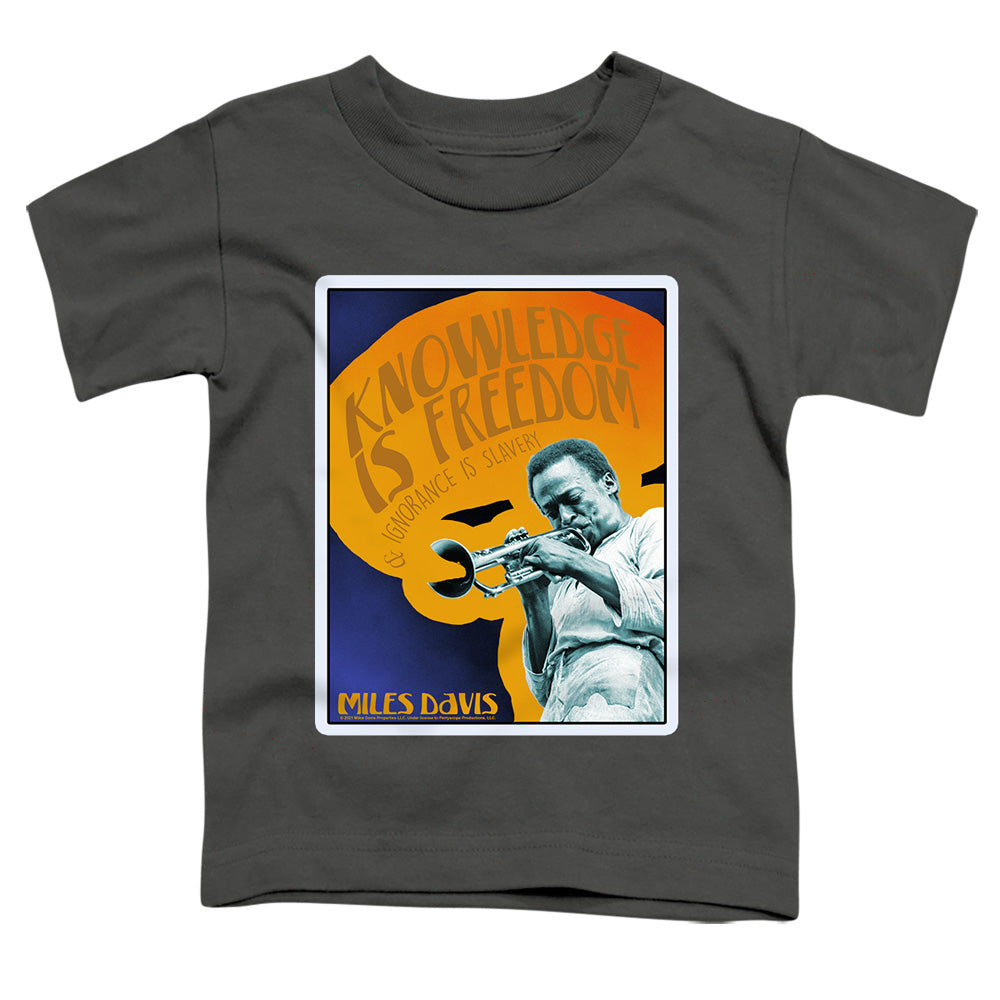 MILES DAVIS/KNOWLEDGE AND IGNORANCE - S/S TODDLER TEE - CHARCOAL