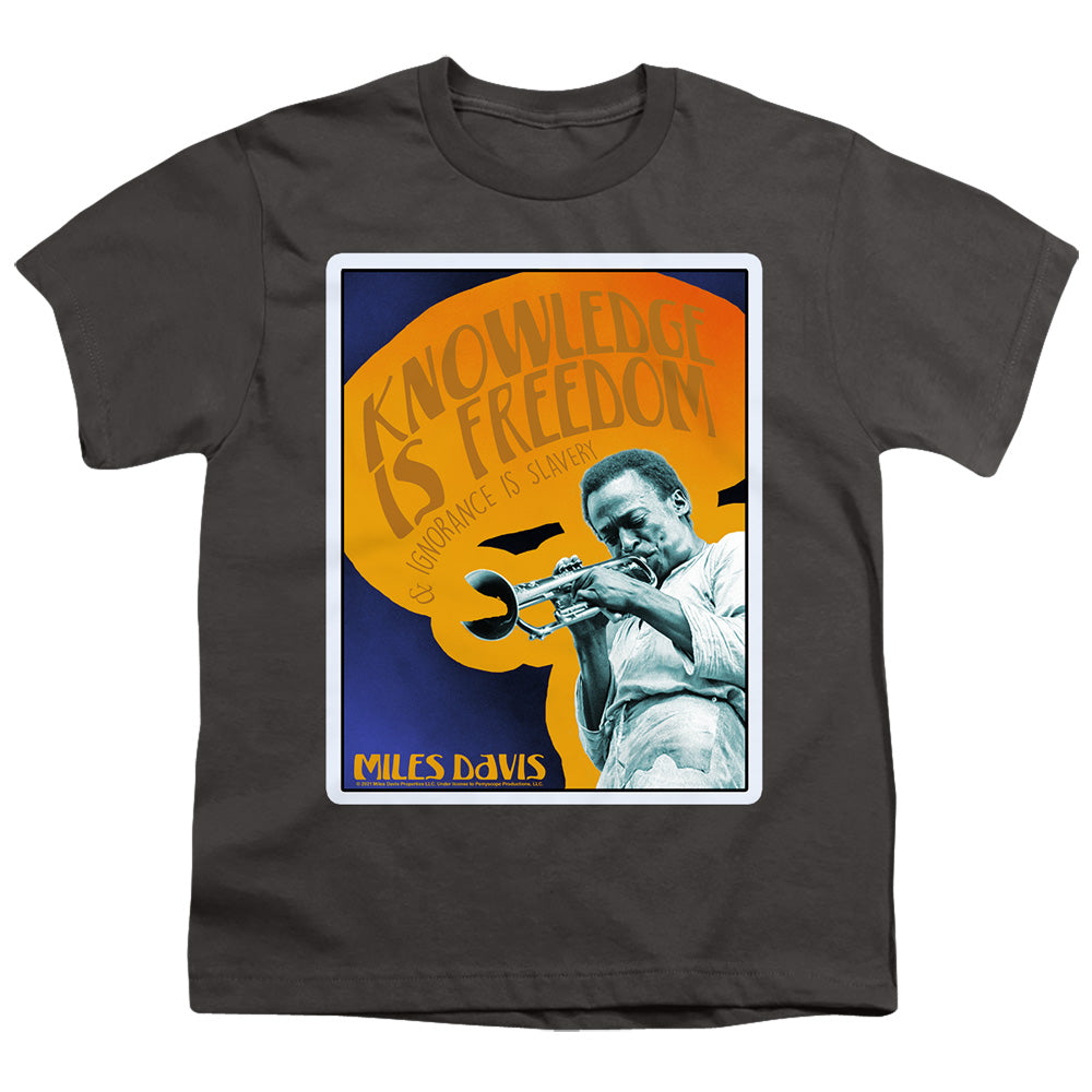 MILES DAVIS/KNOWLEDGE AND IGNORANCE - S/S YOUTH 18/1 - CHARCOAL