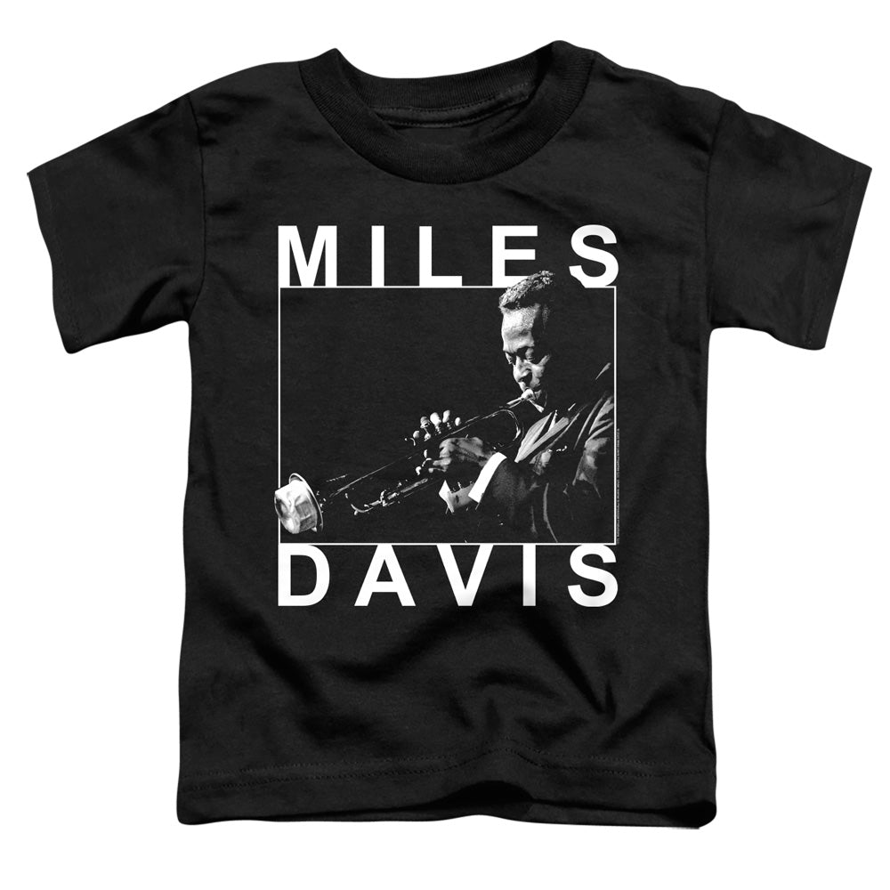 MILES DAVIS/MONOCHROME - S/S TODDLER TEE - BLACK