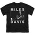 MILES DAVIS/MONOCHROME - S/S YOUTH 18/1 - BLACK