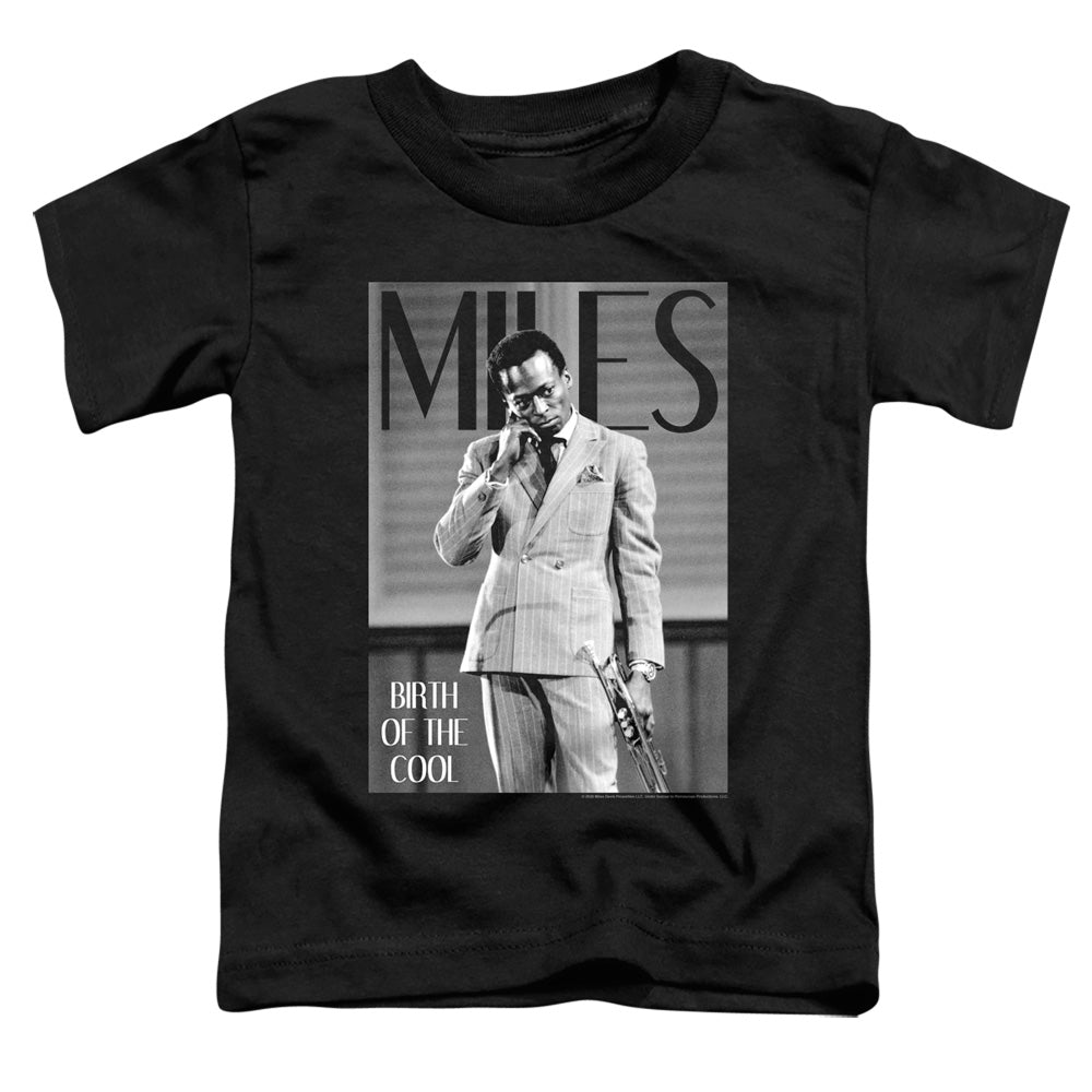 MILES DAVIS/SIMPLY COOL - S/S TODDLER TEE - BLACK