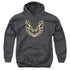 PONTIAC/ICONIC FIREBIRD - YOUTH PULLOVER HOODIE - CHARCOAL
