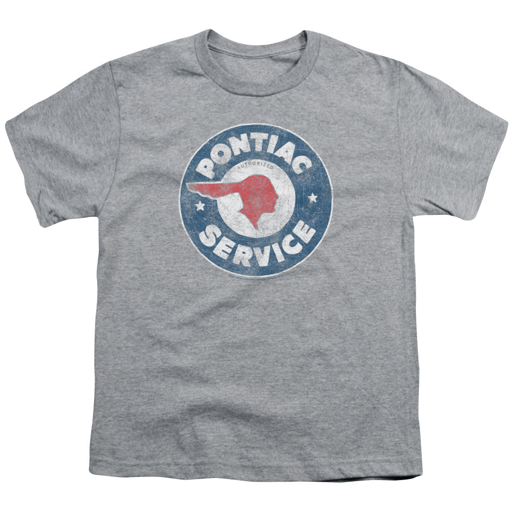 PONTIAC/VINTAGE PONTIAC SERVICE - S/S YOUTH 18/1 - ATHLETIC HEATHER