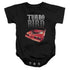 PONTIAC/TURBO BIRD - INFANT SNAPSUIT - BLACK