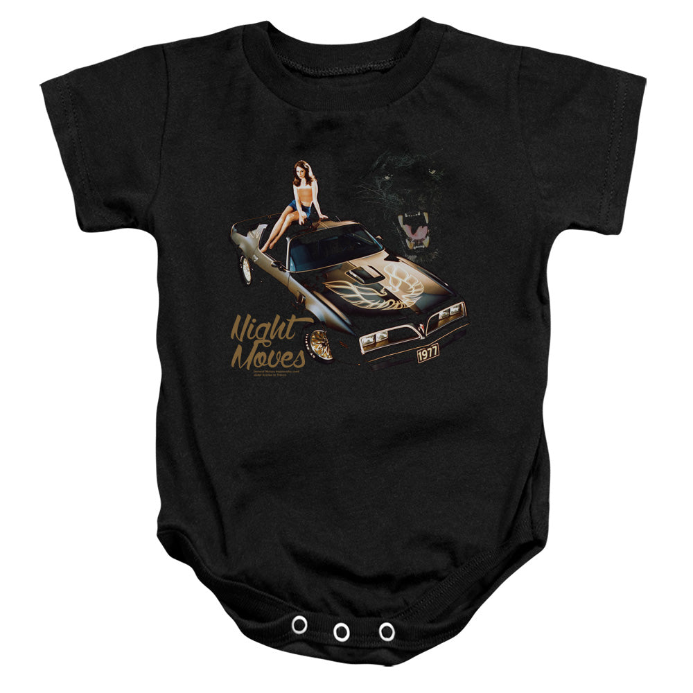 PONTIAC/NIGHT MOVES - INFANT SNAPSUIT - BLACK