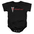 PONTIAC/MODERN PONTIAC ARROWHEAD - INFANT SNAPSUIT - BLACK