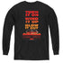 PONTIAC/BLOW IT OUT GTO - YOUTH LONG SLEEVE TEE - BLACK
