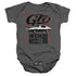 PONTIAC/GTO FLAMES - INFANT SNAPSUIT - CHARCOAL