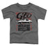 PONTIAC/GTO FLAMES - S/S TODDLER TEE - CHARCOAL