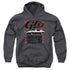 PONTIAC/GTO FLAMES - YOUTH PULLOVER HOODIE - CHARCOAL