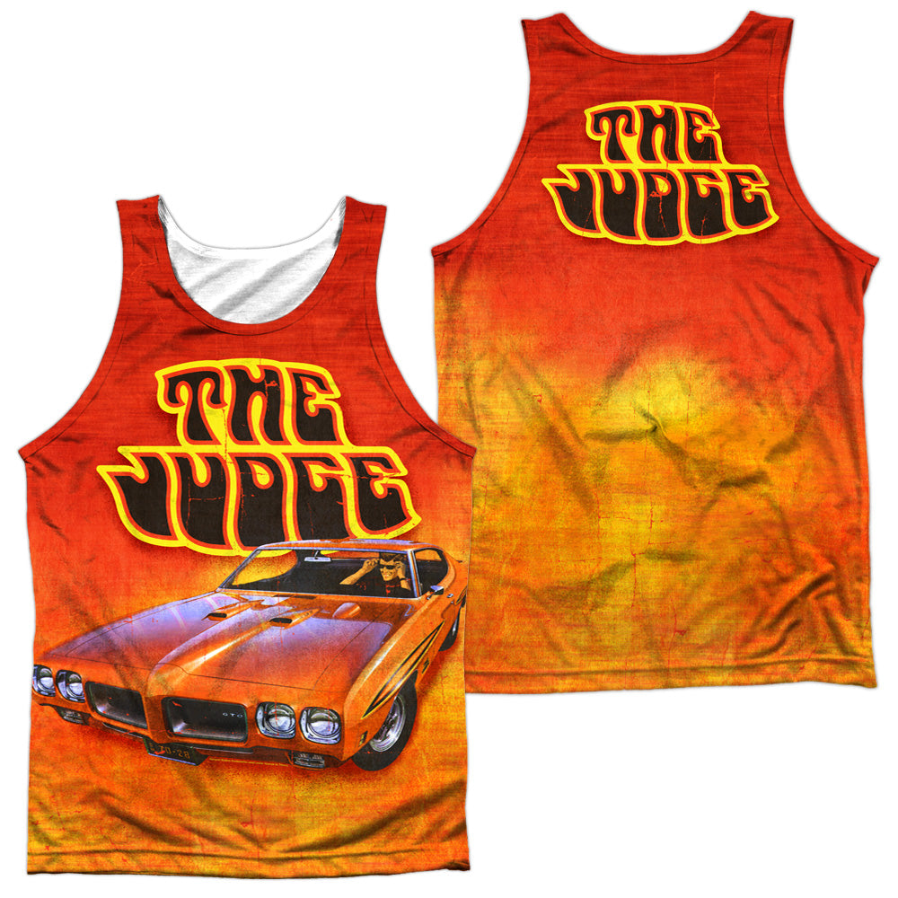PONTIAC/THE JUDGE (FRONT/BACK PRINT) - ADULT POLY TANK TOP - MULTI