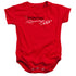 PONTIAC/RED PONTIAC RACING - INFANT SNAPSUIT - RED