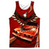 PONTIAC/FIREBIRD FLAMES (FRONT/BACK PRINT) - ADULT POLY TANK TOP - MULTI