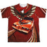 PONTIAC/FIREBIRD FLAMES (FRONT/BACK PRINT) - S/S YOUTH POLY CREW - MULTI