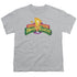 POWER RANGERS/MMPR LOGO - S/S YOUTH 18/1 - SILVER