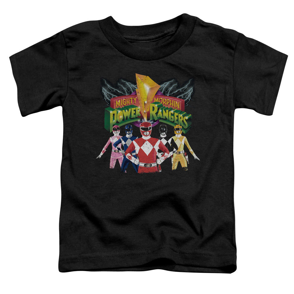 POWER RANGERS/RANGERS UNITE - S/S TODDLER TEE - BLACK
