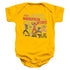 POWER RANGERS DINO CHARGE/MORPHIN TIME - INFANT SNAPSUIT - GOLD