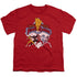 POWER RANGERS/RETRO RANGERS - S/S YOUTH 18/1 - RED