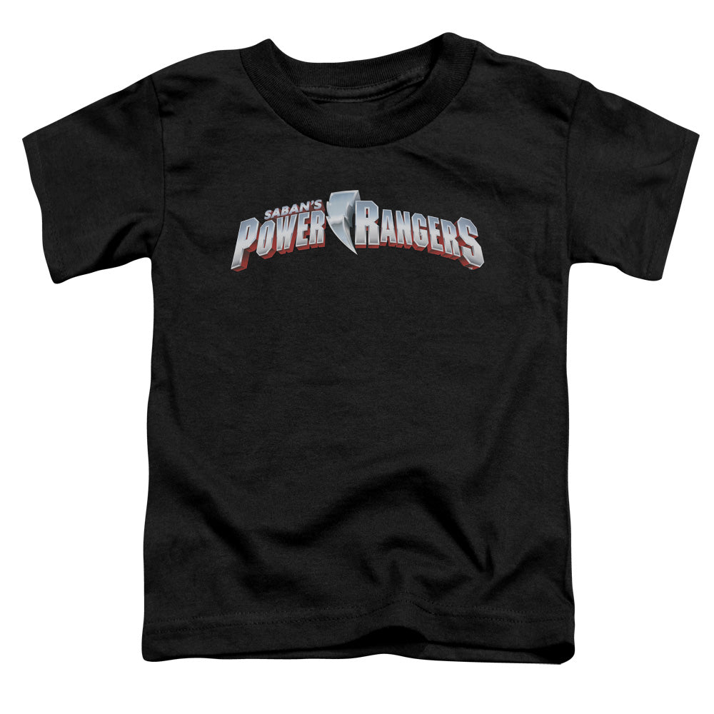 POWER RANGERS/NEW LOGO - S/S TODDLER TEE - BLACK