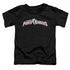 POWER RANGERS/NEW LOGO - S/S TODDLER TEE - BLACK