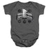 POWER RANGERS/POWER COINS - INFANT SNAPSUIT - CHARCOAL