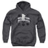 POWER RANGERS/POWER COINS - YOUTH PULLOVER HOODIE - CHARCOAL