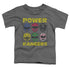 POWER RANGERS/RANGER HEADS - S/S TODDLER TEE - CHARCOAL
