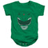 POWER RANGERS/GREEN RANGER - INFANT SNAPSUIT - KELLY GREEN