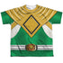 POWER RANGERS/GREEN RANGER (FRONT/BACK PRINT) - S/S YOUTH POLY CREW - MULTI