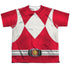POWER RANGERS/RED RANGER (FRONT/BACK PRINT) - S/S YOUTH POLY CREW - MULTI