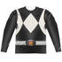 POWER RANGERS/BLACK RANGER (FRONT/BACK PRINT) - L/S ADULT POLY CREW  - MULTI
