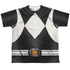 POWER RANGERS/BLACK RANGER (FRONT/BACK PRINT) - S/S YOUTH POLY CREW - MULTI