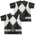 POWER RANGERS/BLACK RANGER (FRONT/BACK PRINT) - S/S YOUTH POLY CREW - MULTI