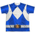 POWER RANGERS/BLUE RANGER (FRONT/BACK PRINT) - S/S YOUTH POLY CREW - MULTI