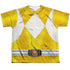 POWER RANGERS/YELLOW RANGER (FRONT/BACK PRINT) - S/S YOUTH POLY CREW - MULTI