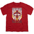 POWER RANGERS/RED DECO - S/S YOUTH 18/1 - RED