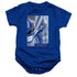 POWER RANGERS/BLUE RANGER DECO - INFANT SNAPSUIT - ROYAL BLUE