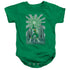 POWER RANGERS/GREEN RANGER DECO - INFANT SNAPSUIT - KELLY GREEN
