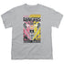 POWER RANGERS/PINK & YELLOW DECO - S/S YOUTH 18/1 - SILVER