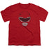 POWER RANGERS/RED RANGER MASK - S/S YOUTH 18/1 - RED