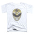 POWER RANGERS/WHITE RANGER MASK - S/S TODDLER TEE - WHITE