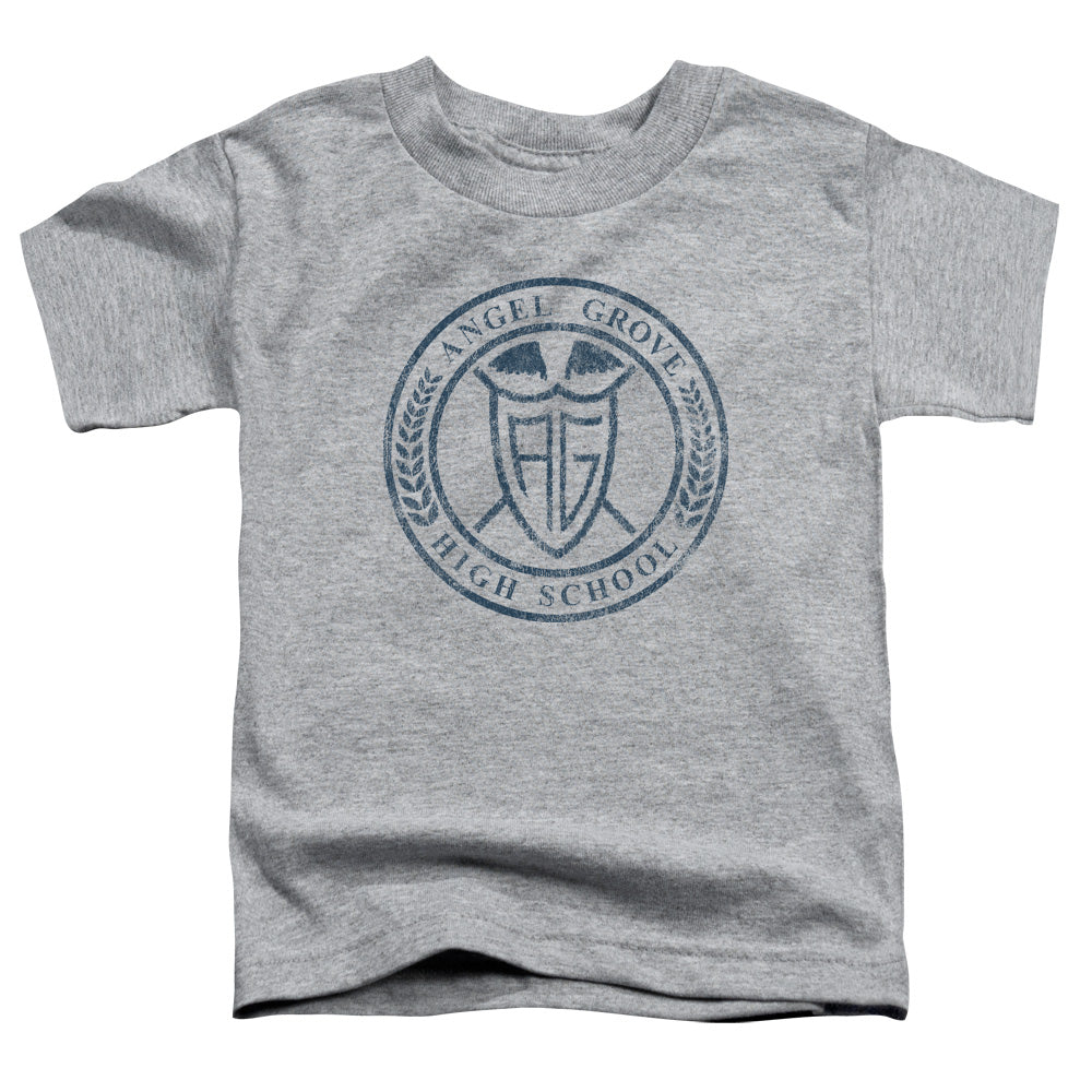 POWER RANGERS/ANGEL GROVE HS - S/S TODDLER TEE - ATHLETIC HEATHER
