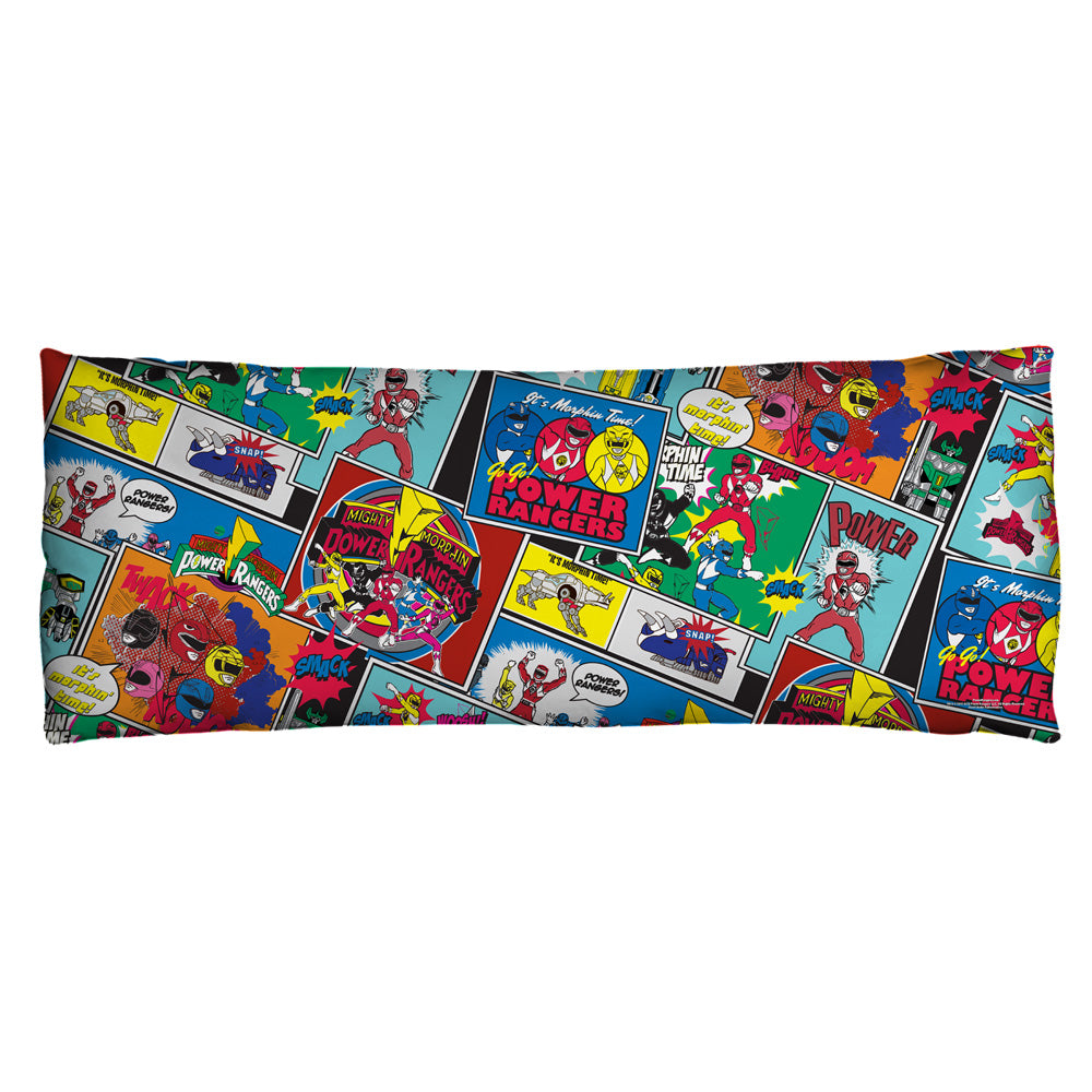 POWER RANGERS/PATTERN - MICROFIBER BODY PILLOW