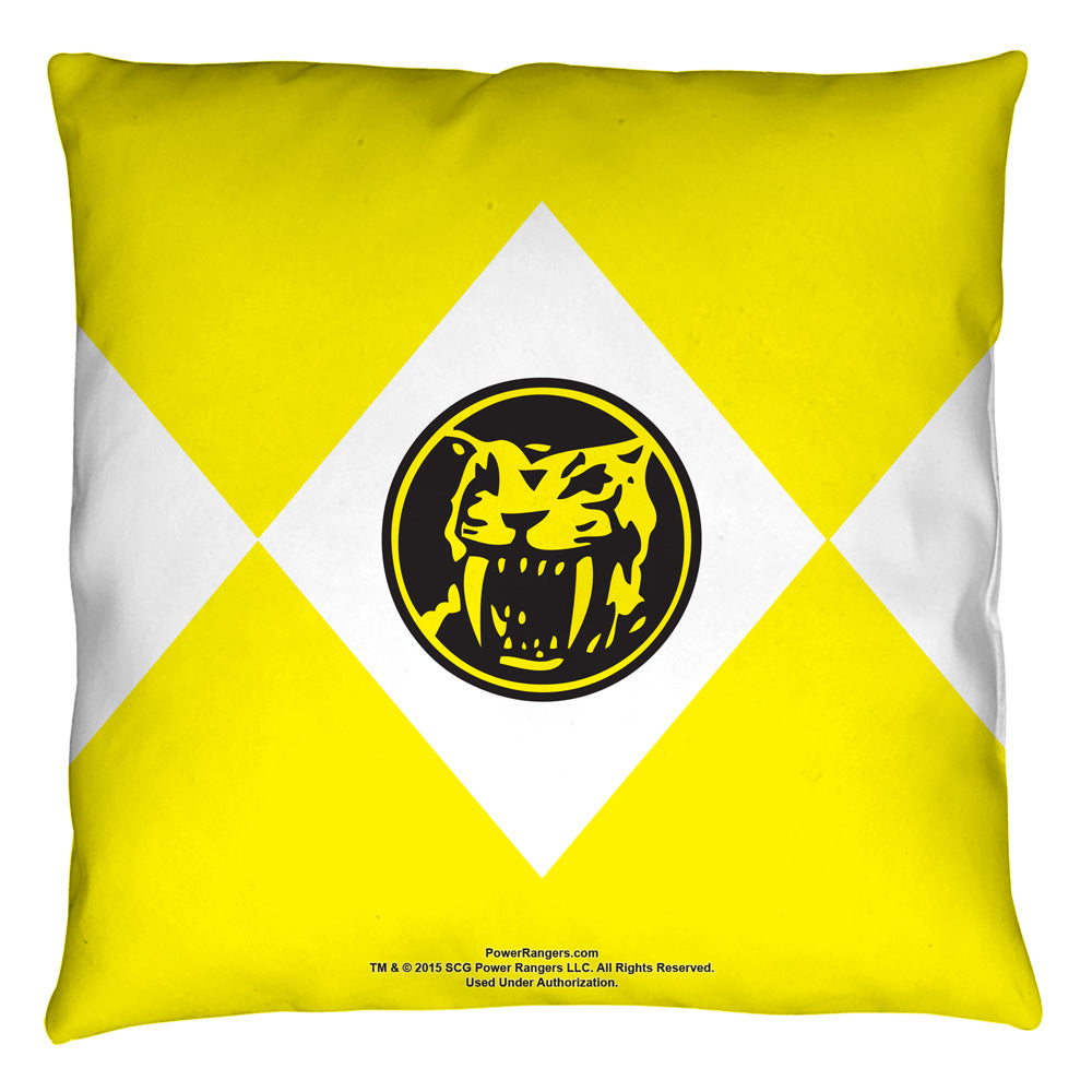 POWER RANGERS/YELLOW RANGER - THROW PILLOW