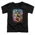 POWER RANGERS/IMPRESSIONIST RANGERS - S/S TODDLER TEE - BLACK