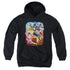 POWER RANGERS/IMPRESSIONIST RANGERS - YOUTH PULLOVER HOODIE - BLACK