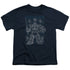 POWER RANGERS/MEGA PLANS - S/S YOUTH 18/1 - NAVY