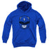 POWER RANGERS/BLUE RANGER MASK - YOUTH PULLOVER HOODIE - ROYAL BLUE