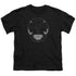 POWER RANGERS/BLACK RANGER MASK - S/S YOUTH 18/1 - BLACK