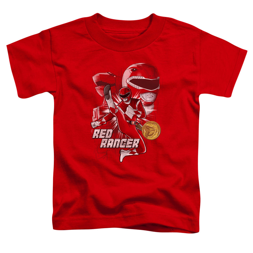 POWER RANGERS/RED RANGER - S/S TODDLER TEE - RED
